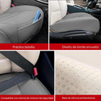Funda de Asiento de Automóvil para Lujo y Comodidad - Cuero PU, Antideslizante, Protección de Envoltura Completa con Bolsillo de Almacenamiento para Cojín Inferior - Ajuste Universal para el