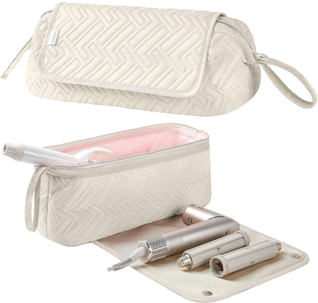 Leudes - Bolsa de viaje para herramientas de cabello con alfombrill...