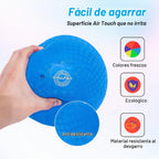 Bolas de esquivar y pelotas de juegos, juego de bolas de esquivar para niños y adultos, pelotas de patada y balonmano que rebotan para juegos al aire libre y en interiores - Incluye bomba y