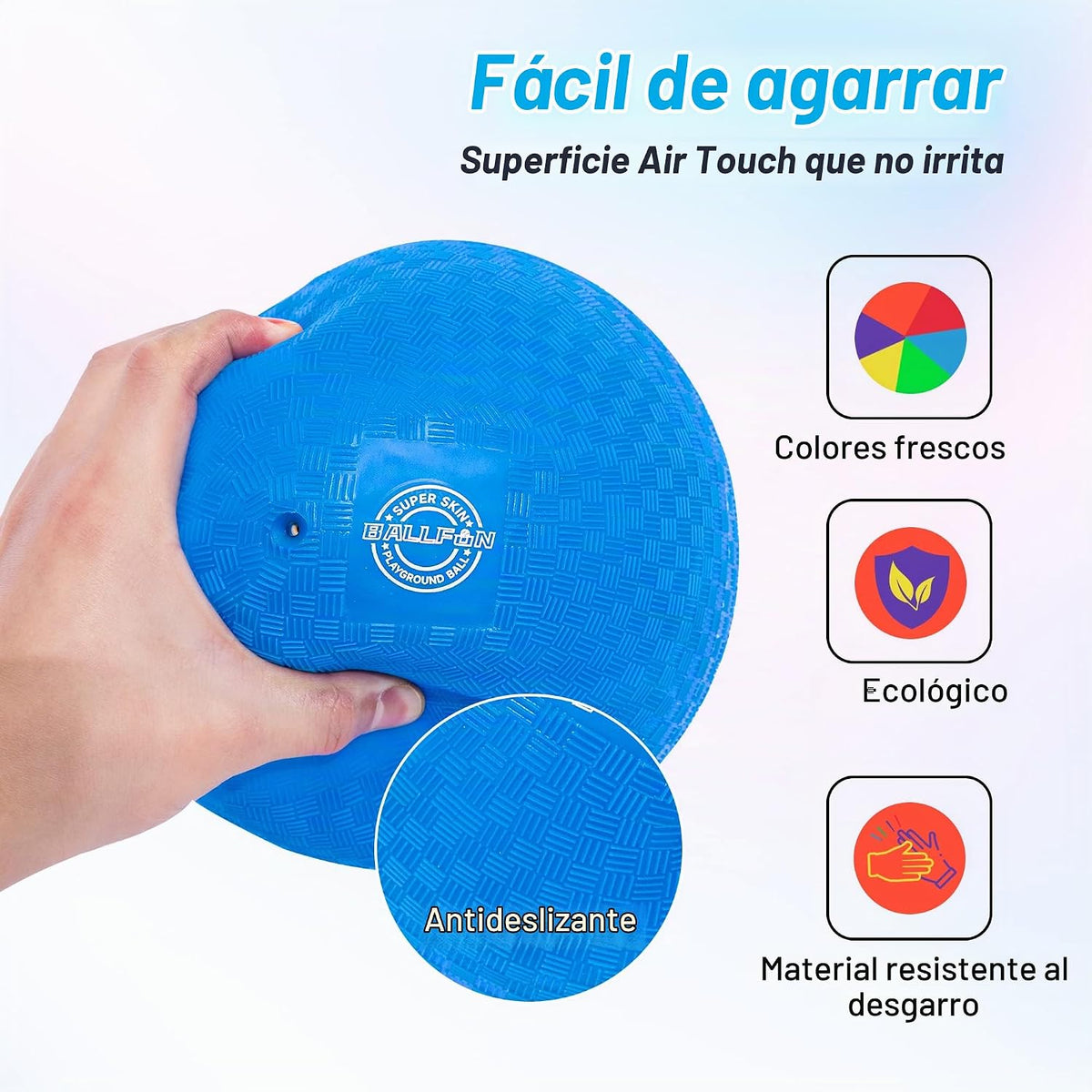 Bolas de esquivar y pelotas de juegos, juego de bolas de esquivar para niños y adultos, pelotas de patada y balonmano que rebotan para juegos al aire libre y en interiores - Incluye bomba y