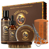 Kit de aseo de barba Melanin Kings para hombres - Fórmulas con ingr...