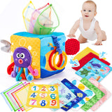 hahaland Caja de pañuelos para bebé juguetes para bebés de