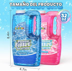 2 Bottles Bubbles Solution Refill 64 OZ para Bubble Machine Wands