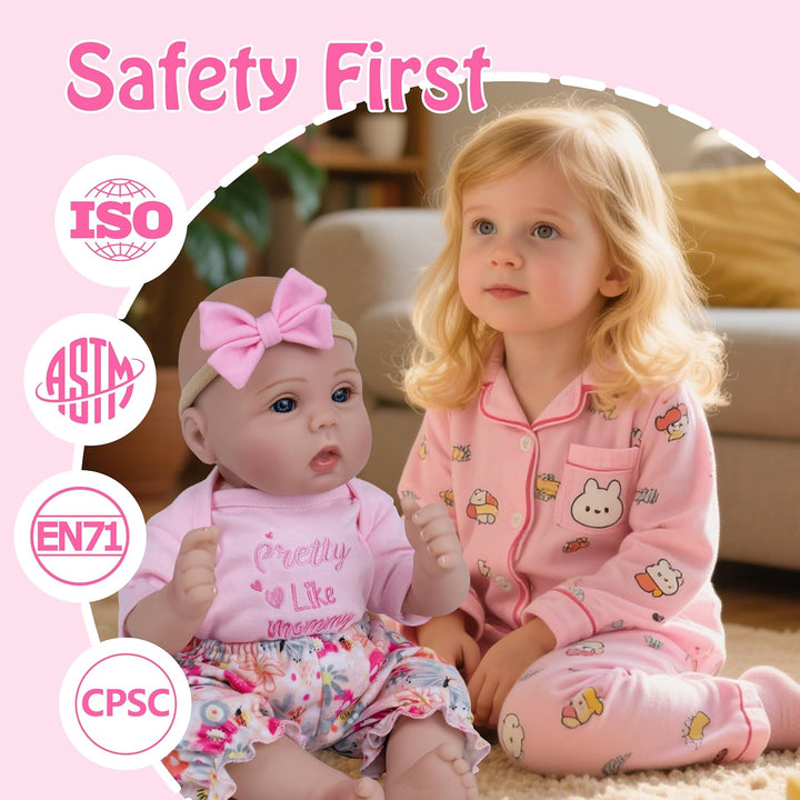 Milidool Muñecas bebé realistas renacidas para niñas - Muñeca de re...