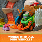 PAW Patrol Dino Movie Super Lava Blast Volcano Playset con 2 Figures
