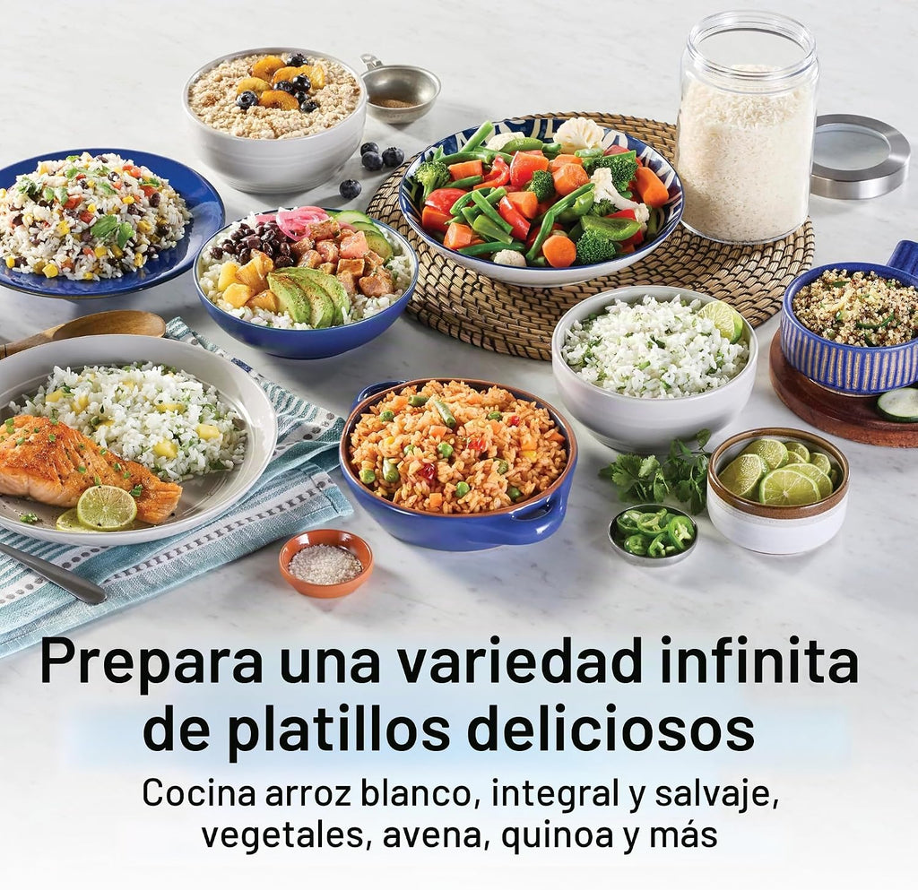 Hamilton Beach Olla arrocera y vaporera de alimentos, 30 tazas cocidas, 15