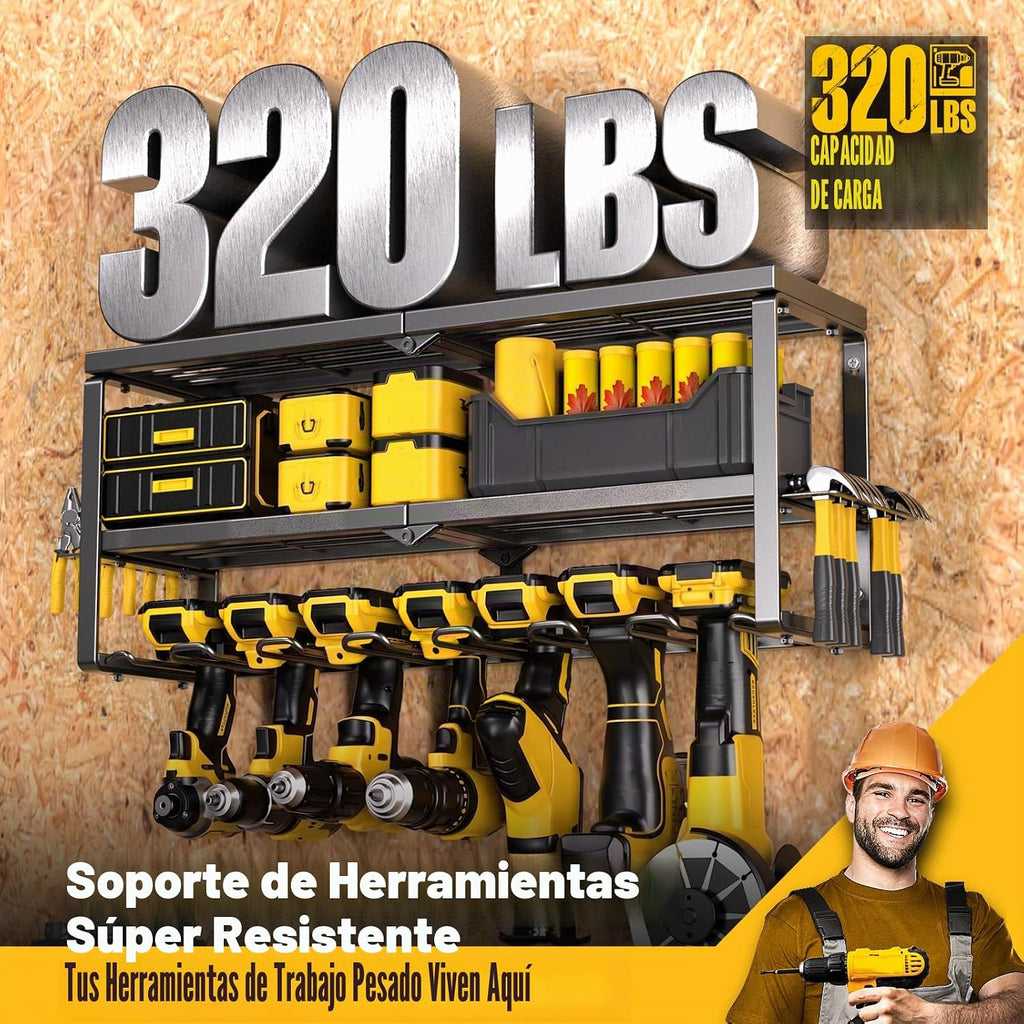 Organizador de herramientas eléctricas para almacenamiento de