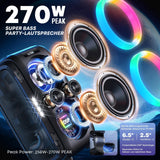 W-KING 270W PEAK Altavoz de Fiesta Grande Bluetooth Más Fuerte\/12...