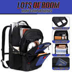JARWAM Mochila extra grande para laptop con garantía de por vida, b...