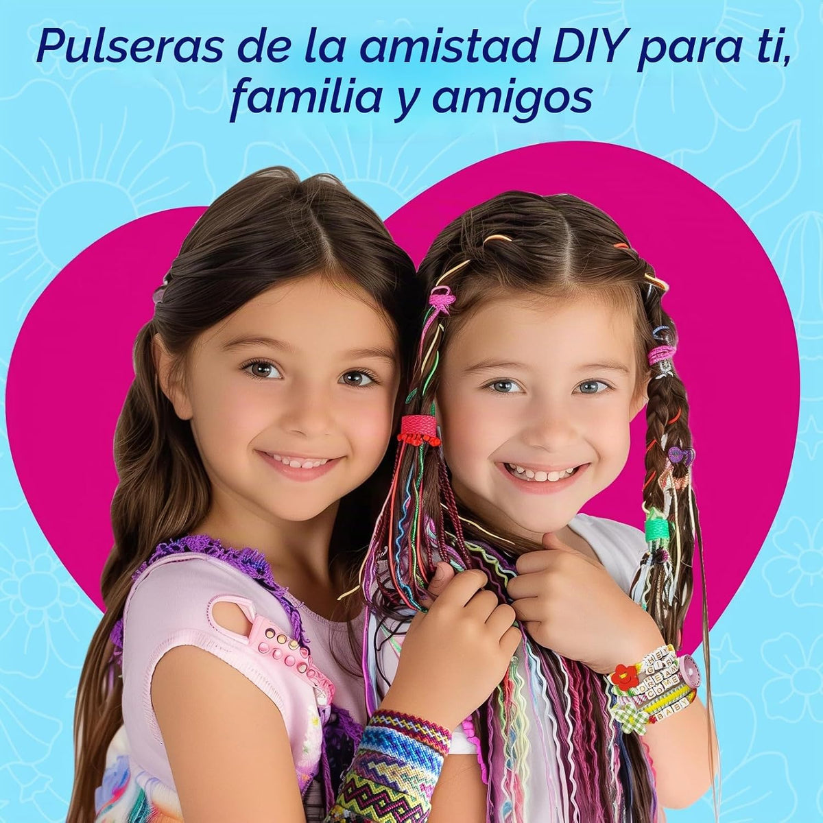 CEUCAL Kit de fabricación de pulseras para niñas de 8 a 12 años - Kit de