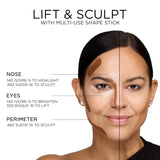 Lancôme Teint Idole Shape Stick, Multi-Use Foundation Stick, Concea...
