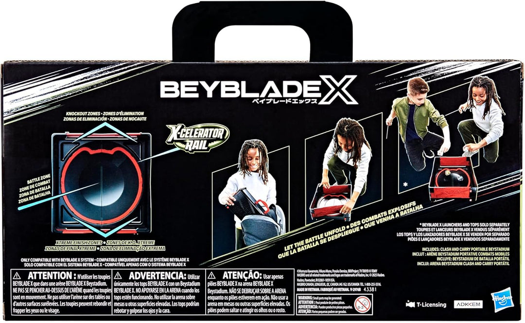 Beyblade X Clash Carry Beystadium Battle Arena - Juguetes