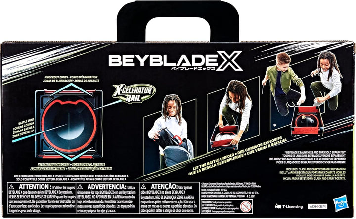 Beyblade X Clash Carry Beystadium Battle Arena - Juguetes