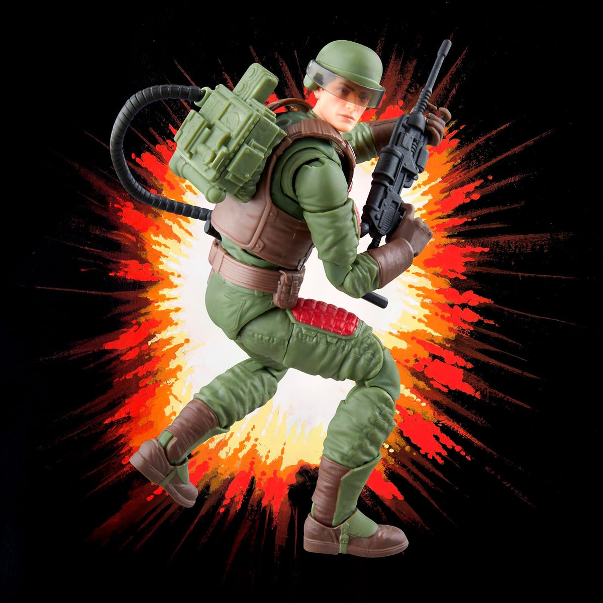 G.I. Joe Serie Clasificada Retro Cardback Anthony "Flash" Gambello