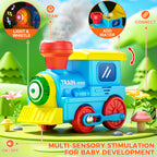 Juego de tren Stay Fun para niños pequeños con vapor, música