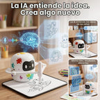 Mewaii Robot de dibujo para niños, robot AI con activación por voz