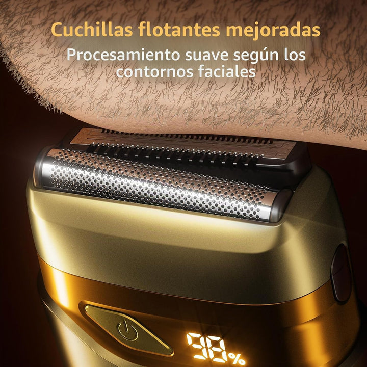Afeitadoras eléctricas de lámina para hombres, mini afeitadora eléc...