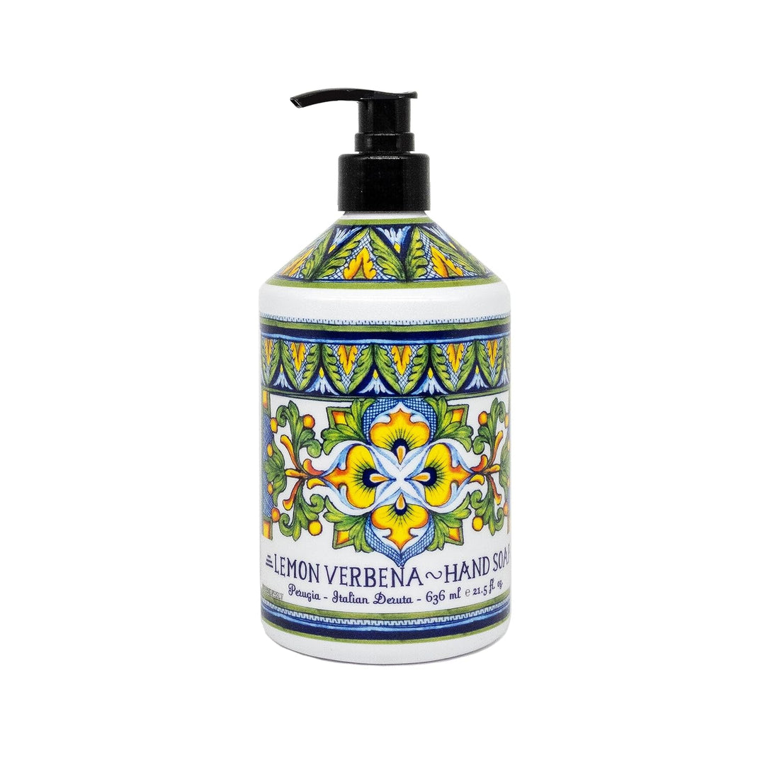 Jabón de manos italiano Perugia Deruta - Botellas de 21.5 fl oz - P...