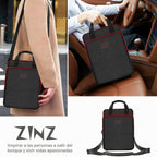 B01K02 - Bolso de hombro expandible 12.9 13 con compartimento para