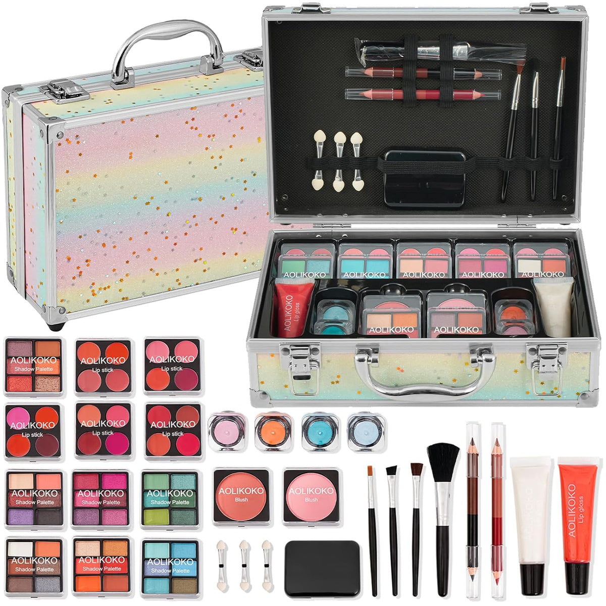 AOLIKOKO Kit de Maquillaje para Adolescentes y Mujeres Kit Completo...