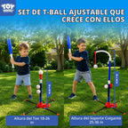 Juego de pelota 4 en 1 para niños de 3 a 5 años con guante, juego de