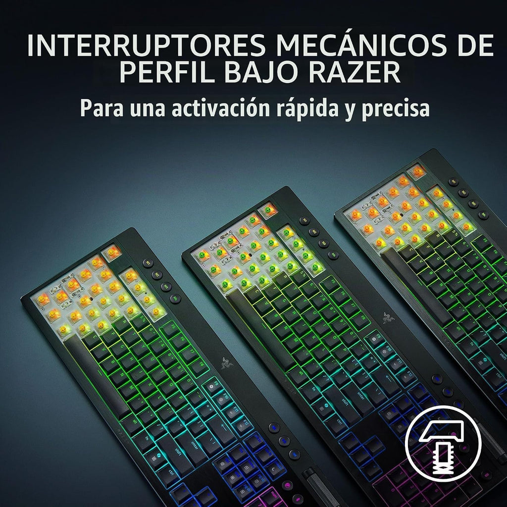 Razer BlackWidow V4 Teclado inalámbrico para juegos de perfil bajo