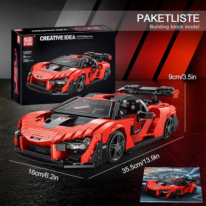 Mould King 10007 Super Car MOC - Kit de bloques de