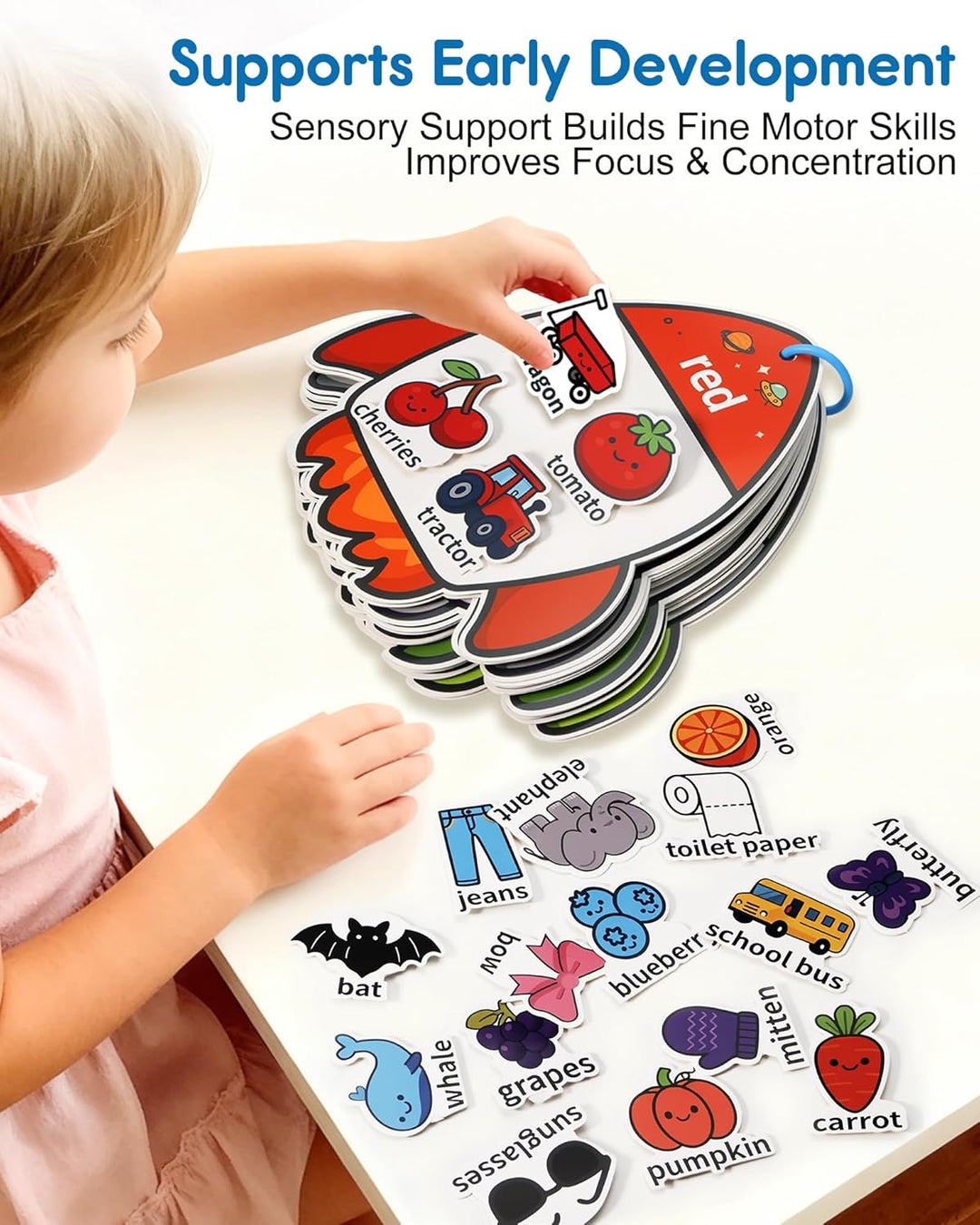 CulinaCraft Montessori Busy Book - Juguetes de