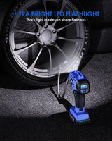 KeenPower Inflador de neumáticos inalámbrico inteligente, compresor...