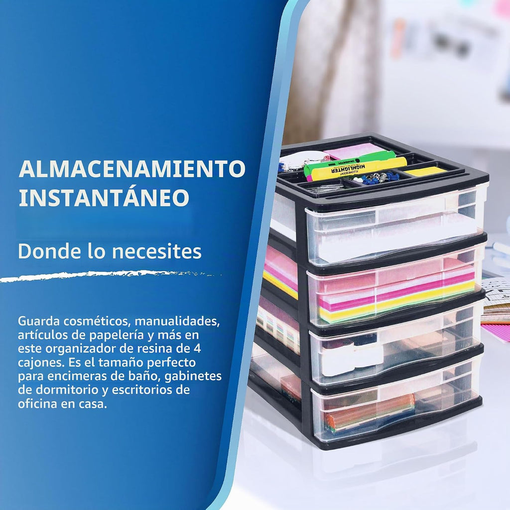 Gracious Living - Organizador de almacenamiento de escritorio y encimera de