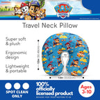 Paw Patrol - Almohada de cuello para niño, accesorios de viaje súper suaves para avión, paseos en coche y hogar, regalo para niños y adultos, (producto oficial) por Franco