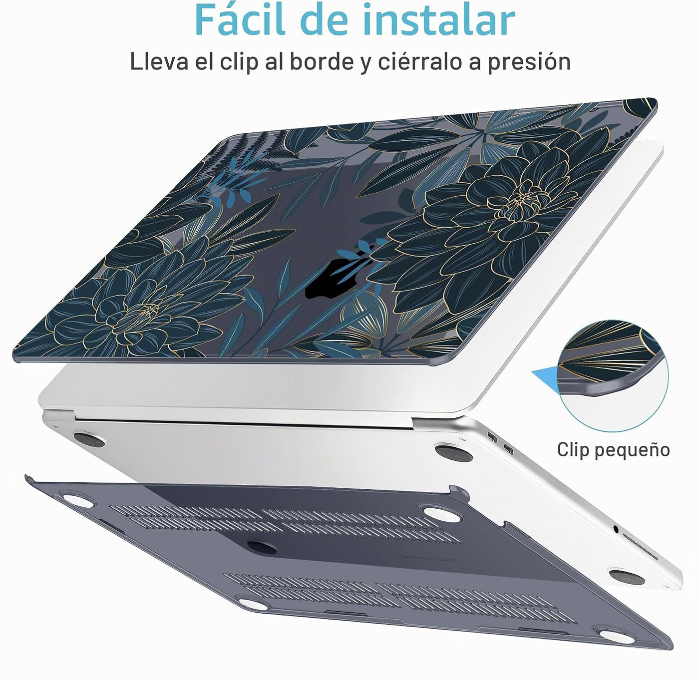 Mektron Funda para MacBook Neo 2026 de 13 pulgadas A18 Pro chip A34...