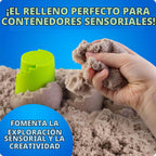 National Geographic Moon Sand - Juego sensorial de 6 libras con moldes de