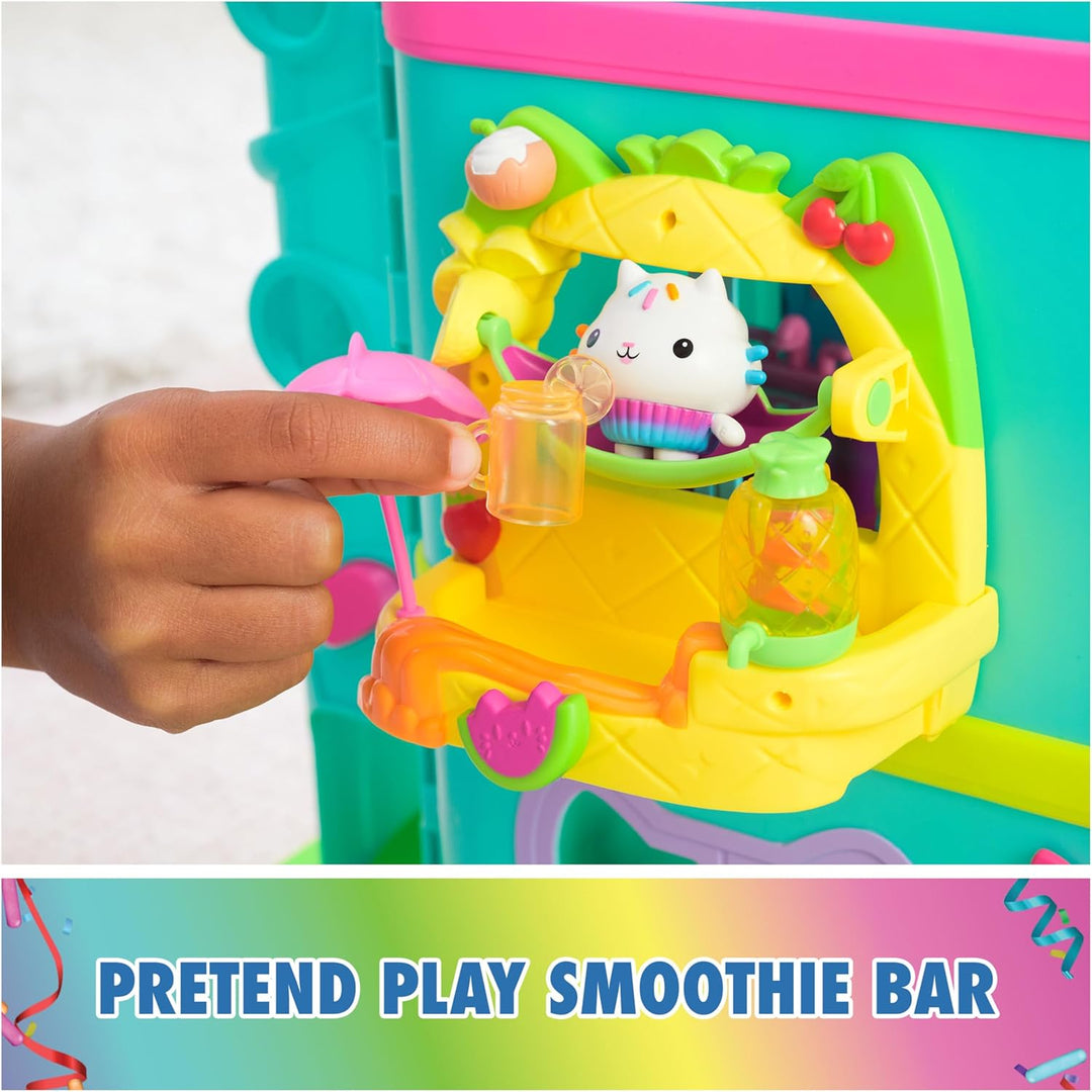 DreamWorks Gabby's Dollhouse, juego de balcón de batido de frut...