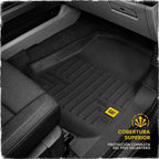 CAT® JustFit™ Alfombrillas 3D personalizadas para Ford F-150 Super Cab 2015-2026, juego completo delantero y trasero, forros de goma resistentes medidos con láser, accesorios para Ford F150 SuperCab