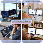 ROYY - Extensor de pantalla para laptop, monitor portátil 1080P FHD...