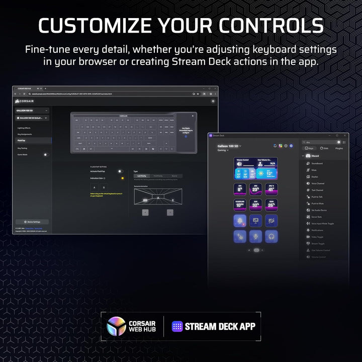 Corsair Galleon 100 SD RGB Teclado mecánico para juegos con cable -...