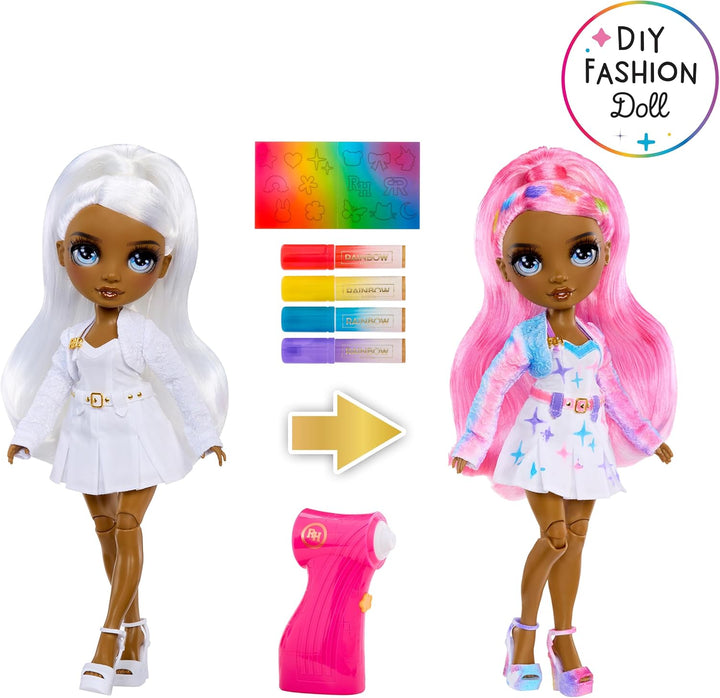 Muñeca de moda DIY con aerógrafo Rainbow High y crea con kit de mar...