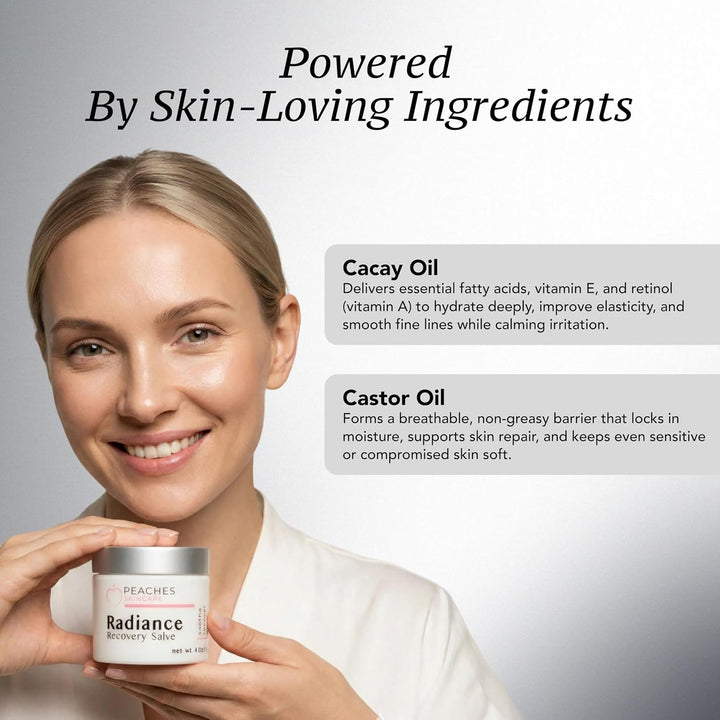 Peaches Skincare Radiance Recovery Salve - Hidratante facial hidrat...