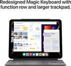 Apple Funda con teclado mágico para iPad Pro de 13 pulgadas (M4 y M5), gran experiencia de escritura, trackpad integrado, fila de funciones, inglés de EE. UU., negro