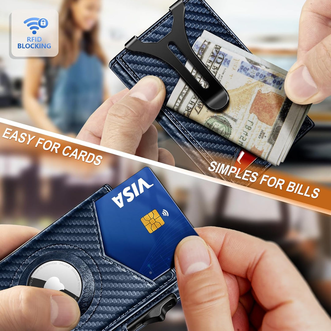 BULLIANT Billetera con Clip para Dinero, Regalo para Hombres Billet...