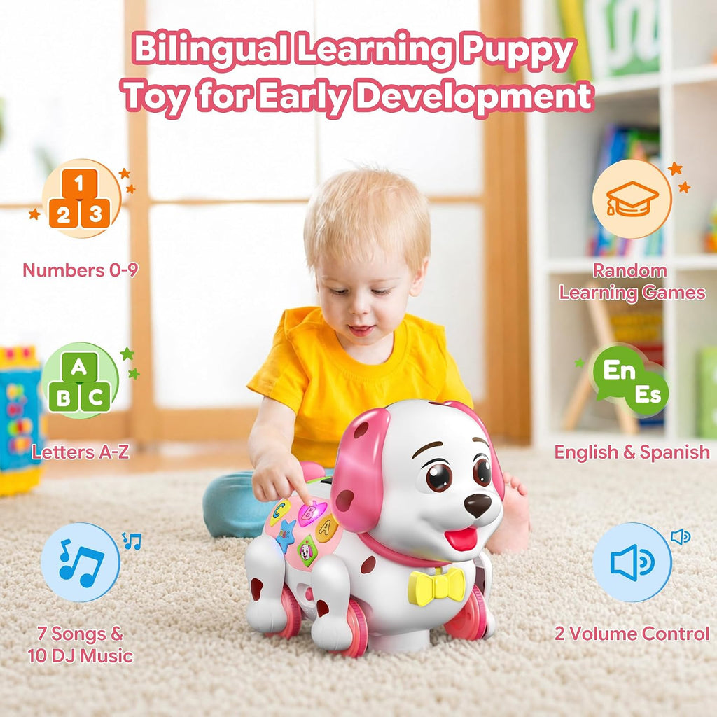 Juguete interactivo para cachorros de 1 a 2 años, regalo de primer
