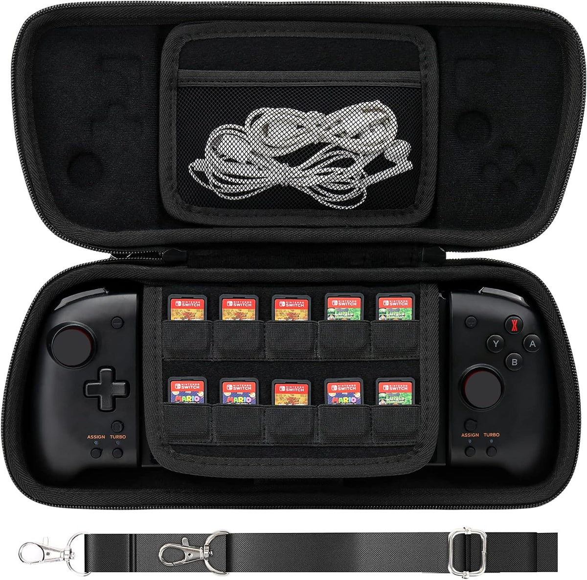 Aenllosi Funda rígida para Hori Nintendo Switch Split Pad Pro Controller