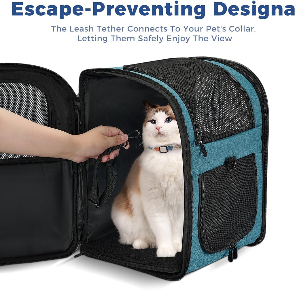 Apollo Walker - Mochila portadora para gatos, marco de soporte