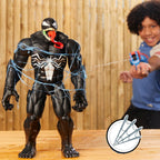 Marvel Spider-Man Real Webs Ultimate Web Blaster, lanzador 2 en 1, juguete de juego de rol, disfraz de Spider-Man, juguetes de Spider-Man para niños de 5 años en adelante