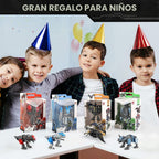 Transforming Robot Dinosaur 4-en-1 STEM Toys, Gifts para Kids Boys