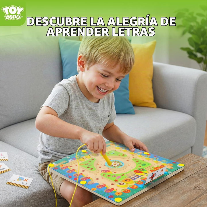 TOY Life Laberinto magnético de color y números - Juguetes Montesso...