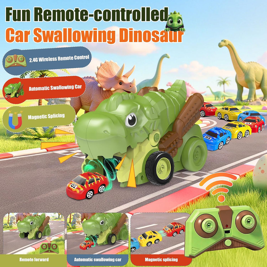 Juguetes para niños Monster Truck Toy Magnetic Remote Control Snake Chain