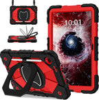 Funda para T-Mobile Revvl Tab 2 de 10.1 pulgadas 2025, negro y rojo