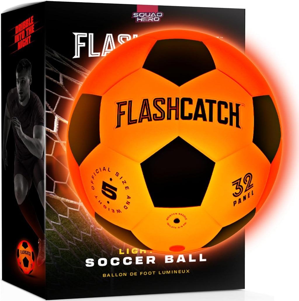 Balón de Fútbol Luminoso - Brilla en la Oscuridad - NO 5 - Regalos Deportivos para Niños y Niñas